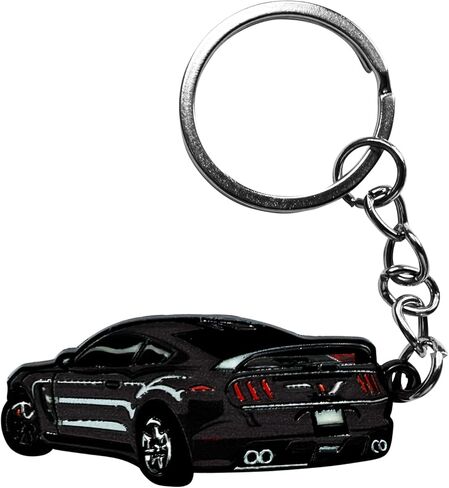 Keychain Compatible with Ford Mustang 1994–2025. Zinc Alloy Rotating Hook.1x2 Inch 1994–2025. Use for Car Keys. in Kuwait