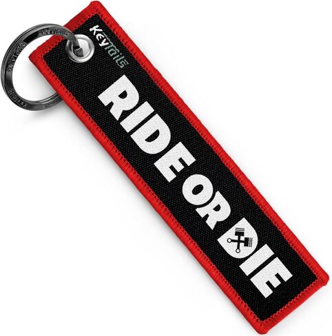 KEYTAILS Keychains, Premium Quality Key Tag for Motorcycle, Scooter, ATV, UTV [Ride Or Die] in Kuwait