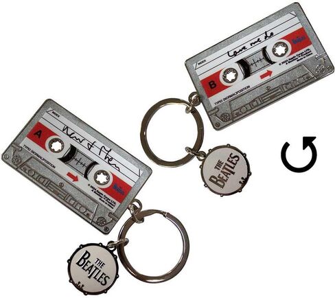 Rock Off officially licensed products Beatles Now & Then Casette Metal Key Chain in Saudi Arabia