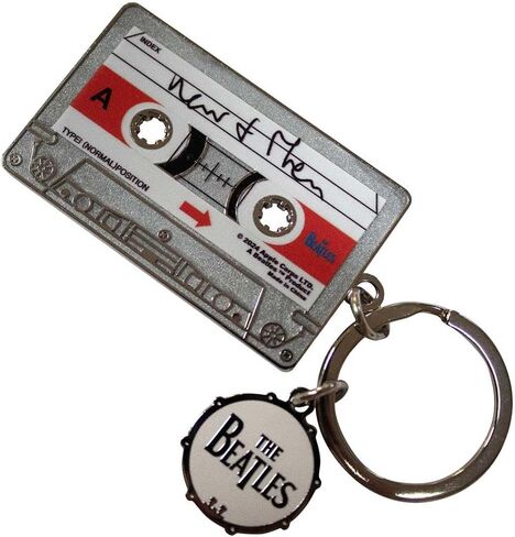 Rock Off officially licensed products Beatles Now & Then Casette Metal Key Chain in Saudi Arabia