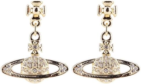 Colorful Earrings of Saturn for Women Saturn Earrings for Women Shining Punk Saturn Ear Studs(Gold) in Saudi Arabia