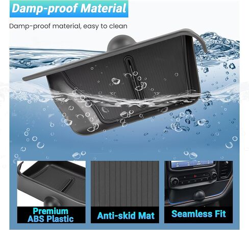 Center Console Organizer Compatible with 2021-2024 Ford Bronco Sport CX430 Interior Accessories, Console Insert Drawer Storage Box; Not Fit for Ford Bronco in Saudi Arabia