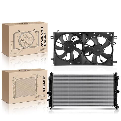 Replacement Parts for Radiator&Dual Cooling Fan Assembly Kit for Toyota Prius 2016 2017-2020 L4 1.8L Mod-A58PP-103944 in Saudi Arabia