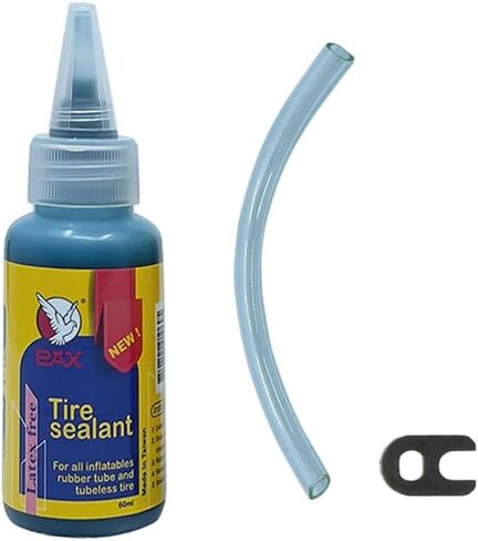 PAX 60ml (2oz) Tubeless Tire Sealant - Anti-Freeze Formula (-40°F to 158°F), Latex-Free & Ammonia-Free, Instant Puncture Repair Liquid for MTB, Gravel, Road, Cyclocross & E-Bikes - Flat Prevention in Saudi Arabia