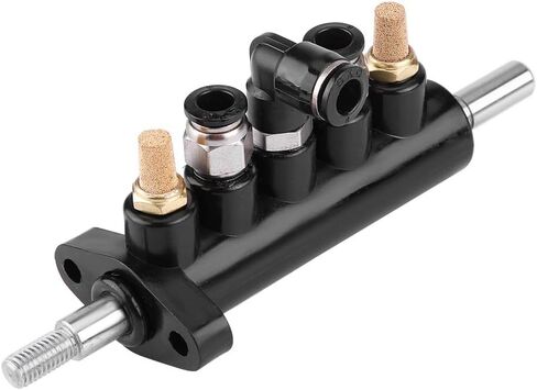 KIMISS Car Air Control Valve Foot Pedal Valve for Tire Changer Machine Supplies Tool Type A,Aluminum Alloy (Black)(B) in Kuwait