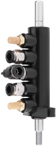 KIMISS Car Air Control Valve Foot Pedal Valve for Tire Changer Machine Supplies Tool Type A,Aluminum Alloy (Black)(B) in Kuwait