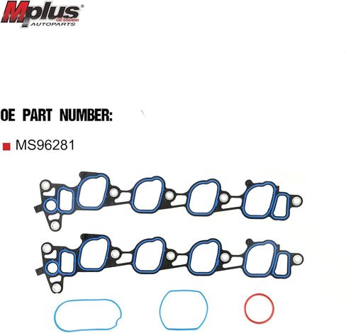 Mplus MS96281 Intake Manifold Gasket Set Fits 2002-2011 for Ford 4.6L 5.4L SOHC 16V Romeo Triton in Saudi Arabia