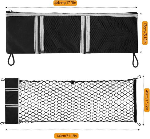 Cargo Net for Pickup Truck Bed Compatible with Chevy Chevrolet Silverado/GMC Sierra 1500 2500 HD 3500 HD Accessories 2000-2026 Divider Mesh Organizer Storage Netting Automotive Grocery Holder in Kuwait