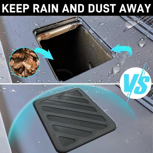 JERBOR 4 قطعة غطاء جيب للسكك الحديدية من السيليكون مناسب لفورد رينجر 1983-2011 سرير السكك الحديدية حصة جيب المقابس أغطية الفتحات in Kuwait