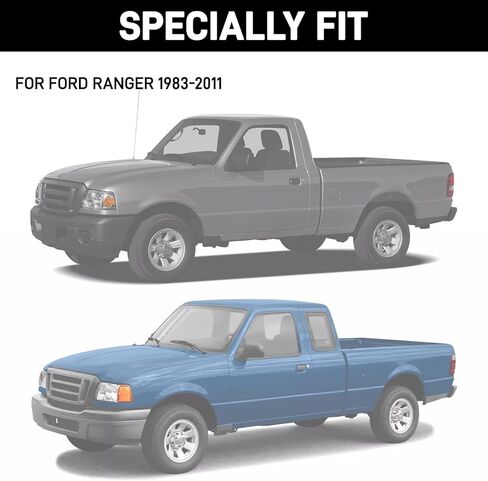 JERBOR 4 قطعة غطاء جيب للسكك الحديدية من السيليكون مناسب لفورد رينجر 1983-2011 سرير السكك الحديدية حصة جيب المقابس أغطية الفتحات in Kuwait