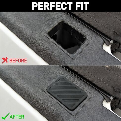 JERBOR 4 قطعة غطاء جيب للسكك الحديدية من السيليكون مناسب لفورد رينجر 1983-2011 سرير السكك الحديدية حصة جيب المقابس أغطية الفتحات in Kuwait