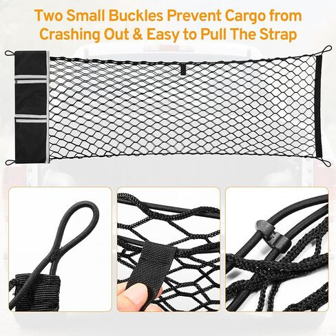 Cargo Net for Pickup Truck Bed Compatible with Chevrolet Chevy Colorado/GMC Canyon z71 AT4 Denali Crew Cab 2000-2025 2026 Accessories Mesh Carrier Organizer Storage Netting Automotive Grocery in Kuwait