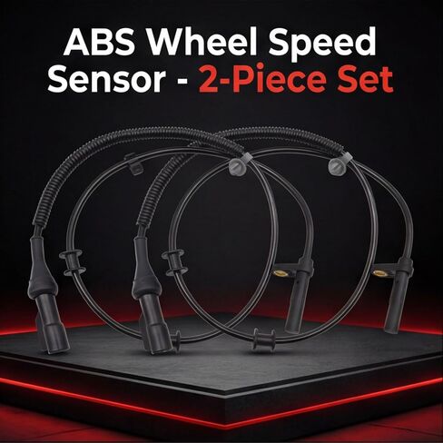 ABS Wheel Speed Sensor 5L3Z-2C204-AA Compatible with Ford F-150 2005-2008 Lincoln Mark LT 2006-2008 Replaces 5L3Z-2C204-AD BRAB-172 BRAB-190 7L3Z-2C204-A 695-044 5S7318 2-pc in Saudi Arabia