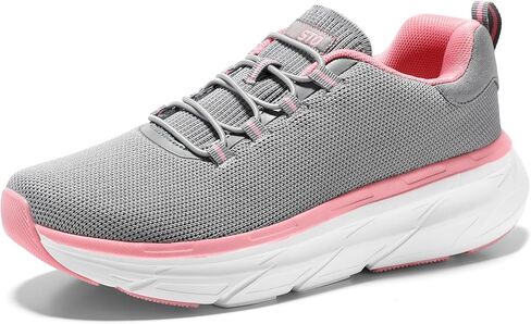 STQ Slip on Sneakers Women Orthopedic Walking Shoes Arch Support for Women's Plantar Fasciitis Relief Cushioned Sole Non-Slip Tennis Athletic Gym Workout Comfort Memory Foam Fashion Sneaker Breathable in Saudi Arabia