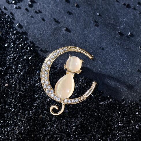 Cute Animal Brooch Pins, Animal Theme Brooches Accessories for Clothes, Birthday Christmas Gift for Women in Saudi Arabia
