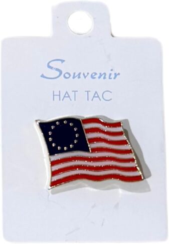Betsy Ross 1776 USA American Flag Enamel Lapel Pin, 1 Inch in Saudi Arabia