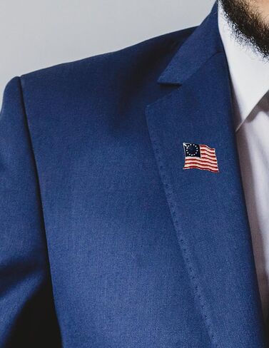 Betsy Ross 1776 USA American Flag Enamel Lapel Pin, 1 Inch in Saudi Arabia