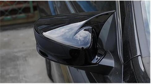 Car Rearview Mirror Cover, for Acura ILX 2013 2014 2015 2016 2017 2018 2019 2020 2021 2022 ABS Horn Style Side Rear View Mirror Cover Trim Wing Mirror Cover in Saudi Arabia
