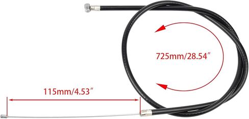 28.5" Throttle Cable Compatible with 2 Stroke 43cc 47cc 49cc 50cc Mini Bike Pocket Bike Super Pit Dirt Bike MAT1 MAT2 Ninja X1 X2 GP MX3 in Kuwait