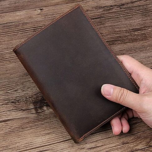 Mens Wallets Crazy Horse Leather Passport Holder Men Women Travel Abroad Wallet Card Multi-Functional Genuine Ticket Clip in Saudi Arabia