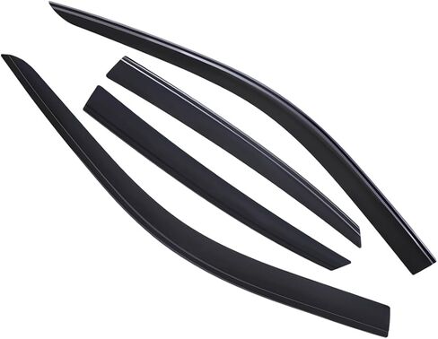 Lightronic Extra Durable Outside-Mount Low-Profile Auto Vent Window Visors, Fits 2022-2025 Honda Civic (Sedan), UV Protection Rain Guards, Original Wind Deflectors, Smoke, 4-Pcs in Saudi Arabia