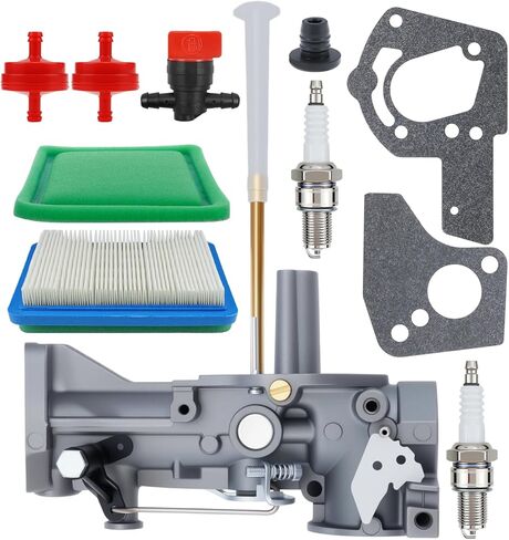 مكربن ​​498298 لمحرك Briggs & Stratton 5 HP، يستبدل 495426 495951 492611 490533 692784، يناسب سلسلة 135202 130202 112202 + فلتر هواء 491588S مع مجموعة ضبط in Kuwait