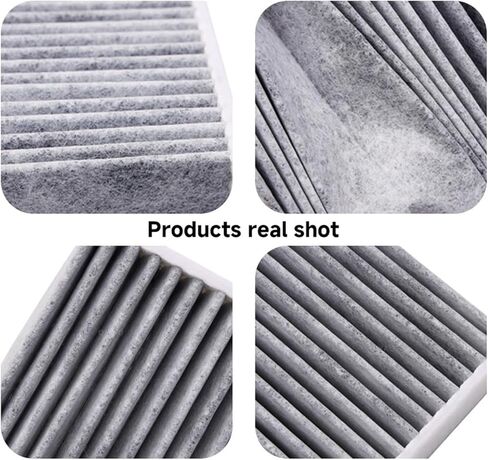 Activated Carbon Air Conditioner Filter Car Compatible with Audi Q5 8R SQ5 TDI 2009~2017 OE Number 8K0819439B Filter Effectively Accessories in Kuwait