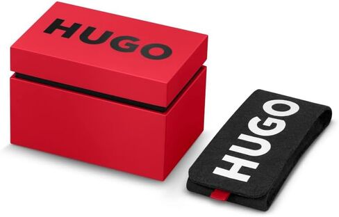 ساعة HUGO #Smash المتعددة للرجال - هيكل من الفولاذ المقاوم للصدأ، حركة متعددة الوظائف، تصميم أنيق وممتع، دقة الكوارتز، جريئة للاستخدام اليومي - هدية له in Saudi Arabia