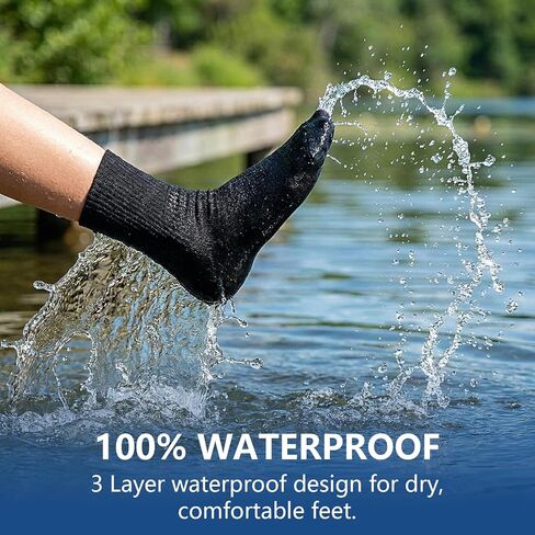 Unittype 2 Pairs Waterproof Wudhu Socks for Men Women Durable Breathable Reusable Socks for Wudu, Ablution, Umrah, Hajj in Saudi Arabia