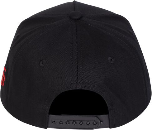 قبعة سائق الشاحنة ذات حافة مسطحة، قبعة Snapback قابلة للتعديل للرجال والنساء، قبعة بيسبول هدية للأب مع تطريز النمر، أسود in Saudi Arabia