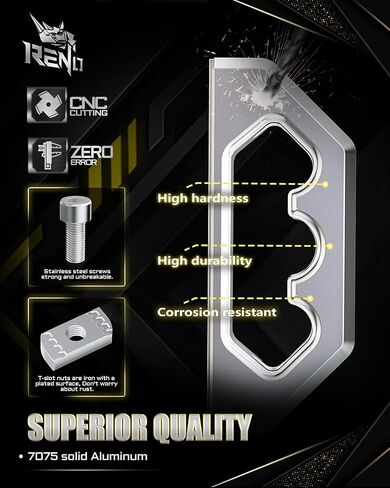 RENO Tie Down Anchors, Bed Rail Cleats for Utili-Track Bed Rail System Compatible with 2005-2024 Frontier / 2004-2024 Titan, Replaces OEM 999T7-ZV00A (Red,2PCS) in Kuwait