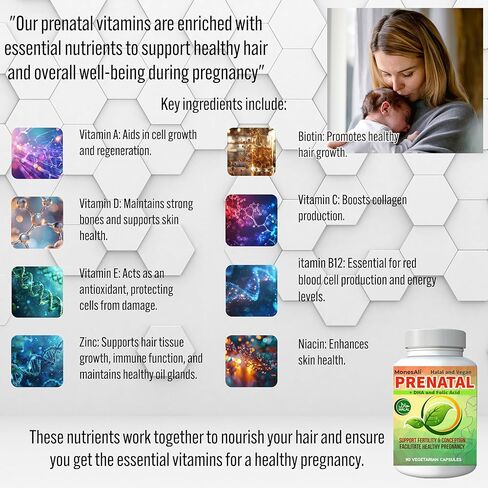 Supplemens, Halal Prenatal Vitamins for Women, Womens Multivitamin Gummy, Prenatal Gummies, Vitamins with Iron DHA Folate and folic Acid, Vegan Prenatal Vitamins, Pregnancy Must Haves in Saudi Arabia