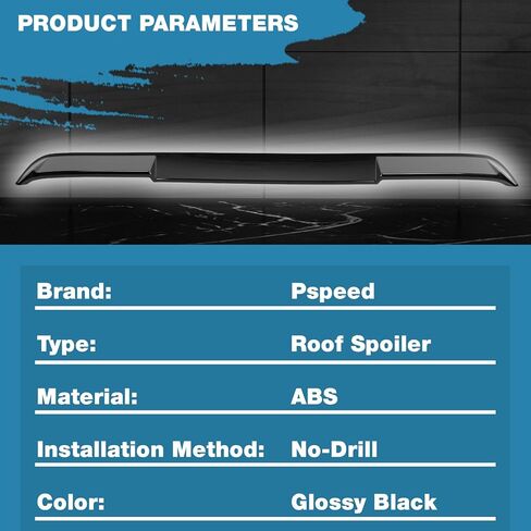Rear Roof Spoiler fit for Toyota Corolla Sedan Base/Hybrid/SE Nightshade/XLE 2020 2021 2022, for Toyota Corolla Sedan Hybrid LE/L/LE/SE/XSE 2020-2023 Gloss Black Roof Spoiler in Kuwait