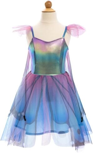 Great Pretenders Butterfly Twirl Dress & Wings Blue/Purple - Size 3-4 Imaginative Play for Ages 3 to 4 in Kuwait