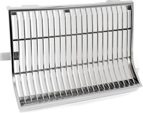 HECASA Grille Compatible with 1981-1986 All Oldsmobile Cutlass Supreme Calais Salon 2 Door Models Front Header Panel Radiator Grill ABS Silver in Saudi Arabia