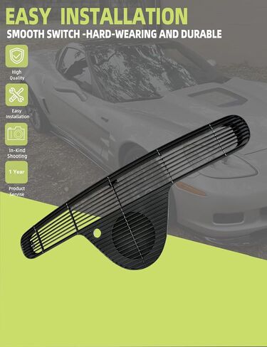 لوحة عدادات الزجاج الأمامي شبكة تنفيس الهواء متوافقة مع شيفروليه كورفيت 2005-2013 يستبدل 25932324 1 قطعة لوحة العدادات in Kuwait