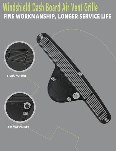 لوحة عدادات الزجاج الأمامي شبكة تنفيس الهواء متوافقة مع شيفروليه كورفيت 2005-2013 يستبدل 25932324 1 قطعة لوحة العدادات in Kuwait