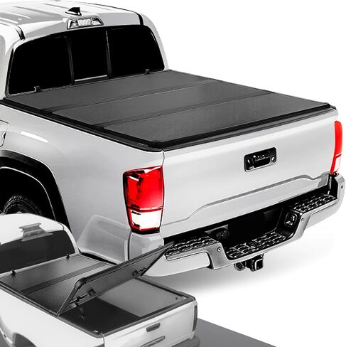 DNA MOTORING ترقية جديدة لغطاء سرير الشاحنة الصلب الصلب ثلاثي الطي متوافق مع 07-21 Toyota Tundra 6.5 'Bed، TTC-HARD-053 in Saudi Arabia
