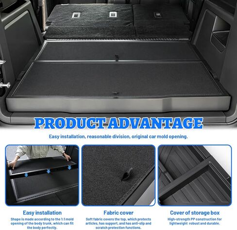 صندوق تخزين خلفي مخفي مخصص متوافق مع فورد برونكو 2021-2025 4 أبواب in Kuwait