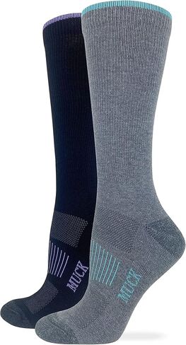 MUCK Boot Ladies Ultra-Dri LightWeight Boot Sock 2 Pack MEDIUM in Saudi Arabia
