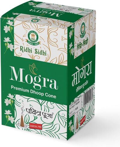 Natural Incense Cone | 5 in 1 Dhoop | Mogra | Sandal | Aromatherapy for Meditation Yoga Relaxation - Pack of 3-(117 Cones) in Saudi Arabia