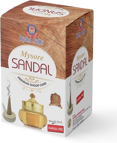 Natural Incense Cone | 5 in 1 Dhoop | Mogra | Sandal | Aromatherapy for Meditation Yoga Relaxation - Pack of 3-(117 Cones) in Saudi Arabia