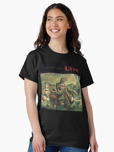 90s Alternative Rock Throwing Copper Graphic T-Shirt Unisex 100% Cotton Crew Neck Short Sleeve Casual Tee in Kuwait