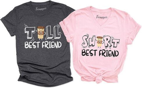 TEEAMORE Bestie Shirts Best Friends Shirts Matching Best Friends Outfits in Kuwait