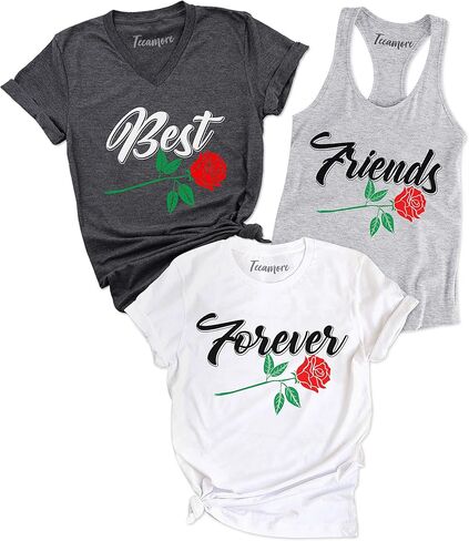 TEEAMORE Bestie Shirts Best Friends Shirts Matching Best Friends Outfits in Kuwait