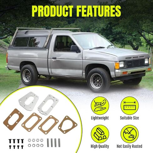 AUTOVIC Carb Adapter Kit Aluminium For Nissan D21 1986-1989 Z24i TBI Engine in Saudi Arabia