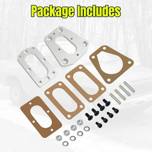 AUTOVIC Carb Adapter Kit Aluminium For Nissan D21 1986-1989 Z24i TBI Engine in Saudi Arabia