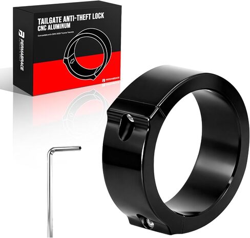 CNC Aluminum Tailgate Anti-Theft Lock Compatible with 2016-2023 Toyota Tacoma, Security Truck Bed Tail Gate Lock Replacement in Kuwait