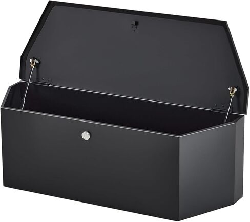 Steel Trailer Tongue Box, 36 in x12 in x12 in Heavy Duty Storage With Lock and Keys, Utility Truck Tool Box Storage Organizer, Tool Chest for Pickup Truck Bed, RV in Kuwait