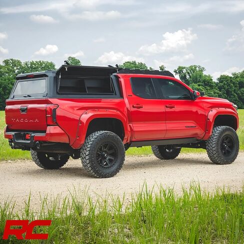 Rough Country Truck Bed Cap Topper for Toyota Tacoma (2024-2026) 5' Bed - Modular Design, Locking Gullwing Access Doors, Molle Panels, LED Interior Lighting in Saudi Arabia